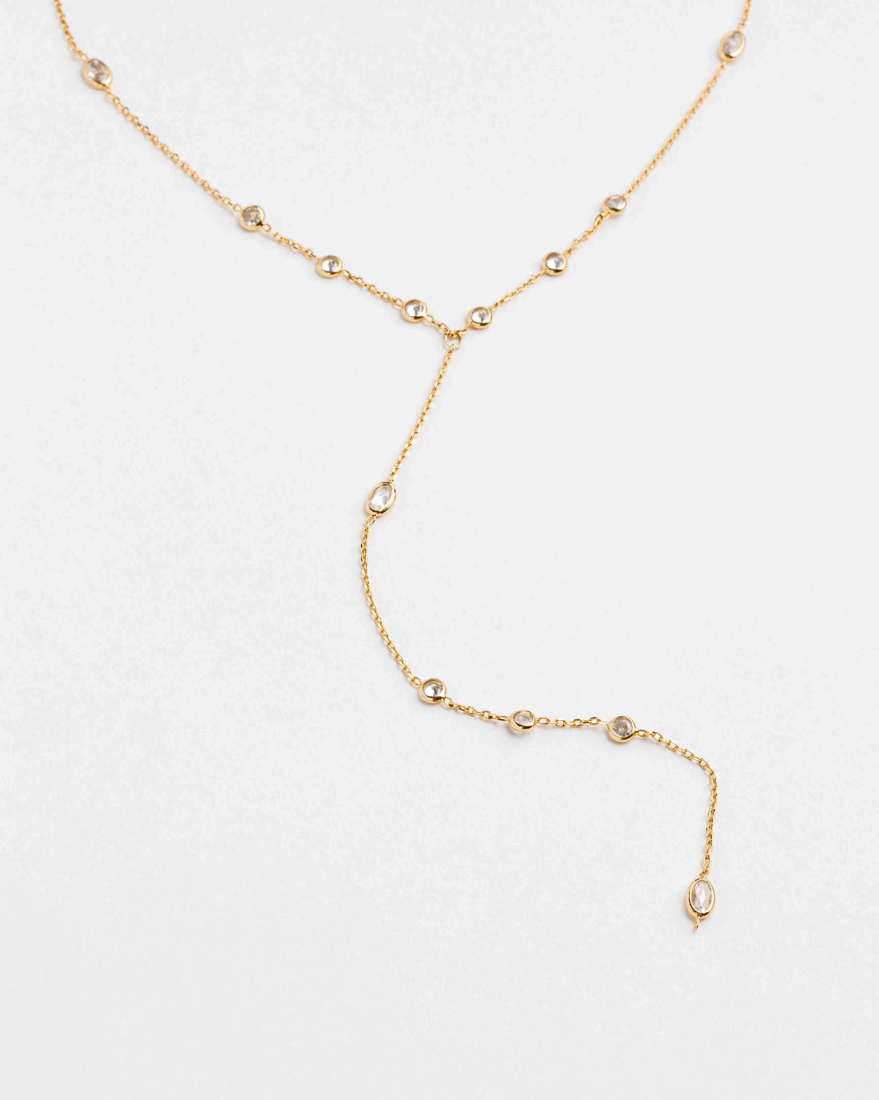 CZ Dainty Chain Set