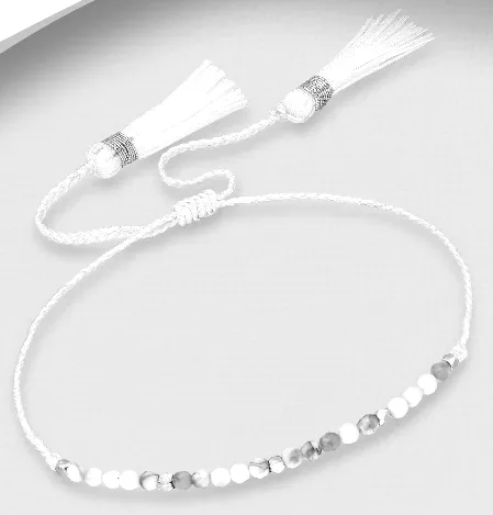 Gemstone Tassel Bracelet