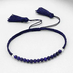Gemstone Tassel Bracelet