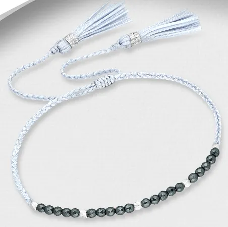 Gemstone Tassel Bracelet