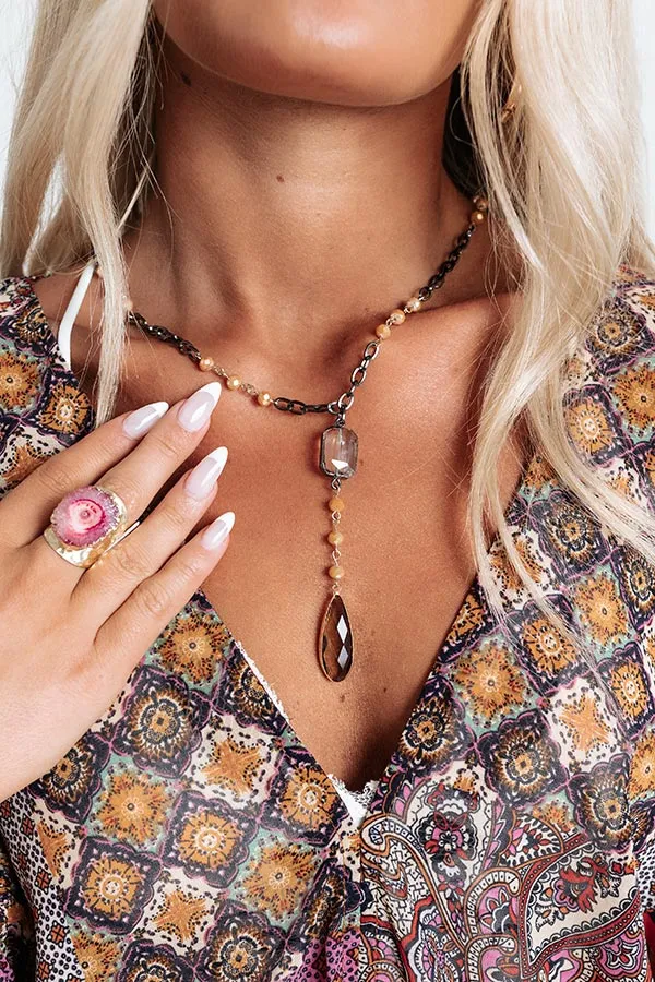 Listening To Records Necklace