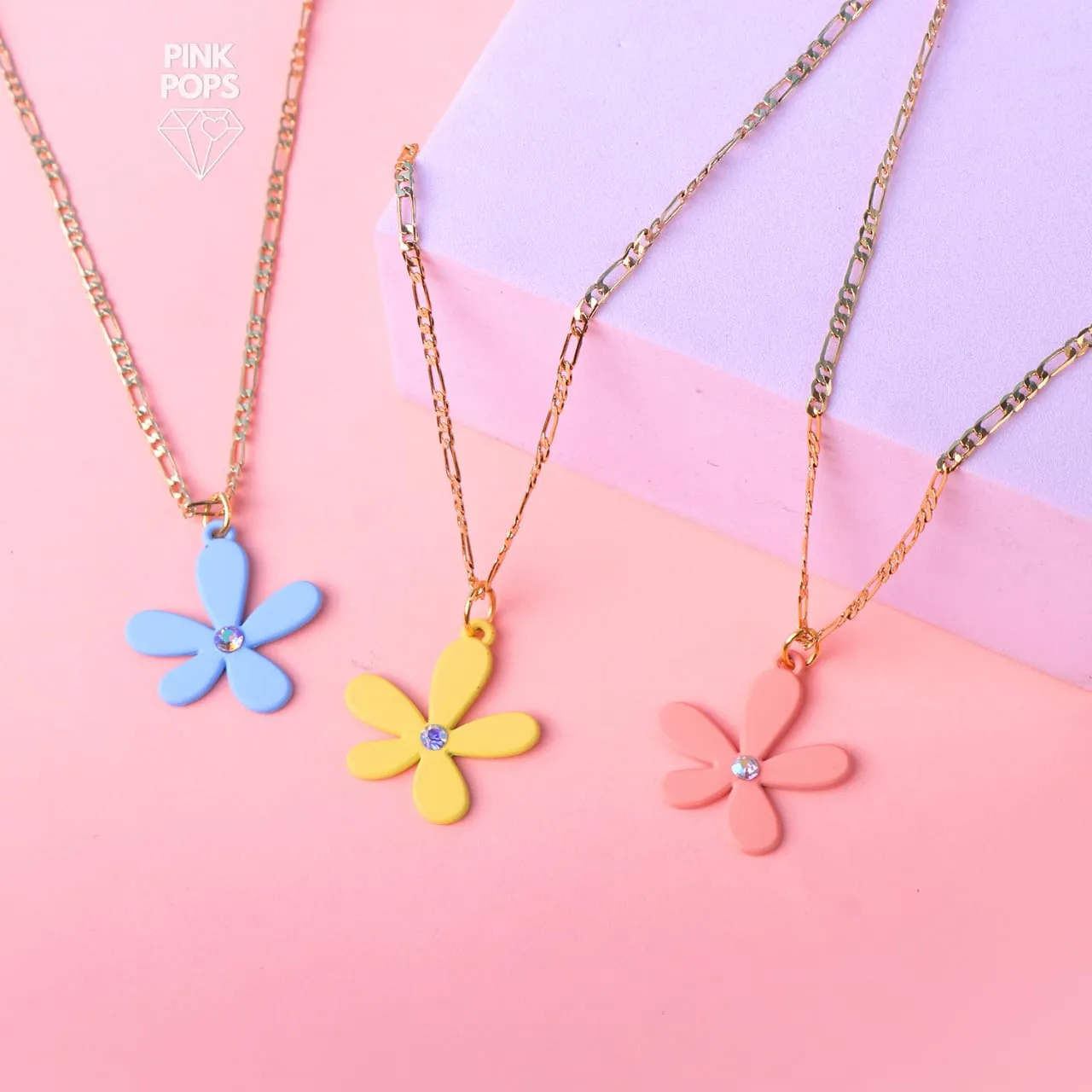 Pastel Floral Pendants
